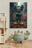 Dekoratif Dikey Kanvas Tablo Tekli Genç Odası Çocuk Odası Kreş Kaws Tarzı Pop Art 1152