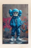 Dekoratif Dikey Kanvas Tablo Tekli Genç Odası Çocuk Odası Kreş Kaws Tarzı Pop Art 1154