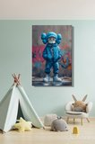 Dekoratif Dikey Kanvas Tablo Tekli Genç Odası Çocuk Odası Kreş Kaws Tarzı Pop Art 1154