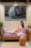 Kanvas Tablo Yatay Tekli  Spa Merkezi Masaj Salonu Profesyonel Masaj Hizmetleri 1790