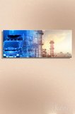 Panoramik Yatay Kanvas Tablo Tekli İnşaat Gyo Mimarlık  Sürdürülebilir Enerji Konsepti 2555