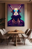 Dikey Kanvas Tablo Tekli Ev Kafe Ofis HGMB Dymond'un Jak Wabbit  albümü Kapağı 2745
