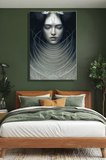 Kanvas Tablo Dikey Tekli Ev Kafe Ofis Joorkan Epic Portrait Beautiful Angel Mysterious Holy 2753