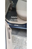 Toyota Corolla Uyumlu Karbon Kapı Eşiği Oto Sticker 4 Adet