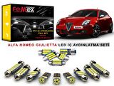 Alfa Romeo Giulietta LED İç Aydınlatma Ampul Seti FEMEX Parlak Beyaz