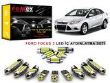 Ford Focus 3 LED İç Aydınlatma Ampul Seti FEMEX Parlak Beyaz