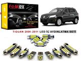 Volkswagen Tiguan 2008-2011 LED İç Aydınlatma Ampul Seti FEMEX Parlak Beyaz