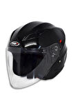 Kask Shıro Sh-450 Çenesiz Parlak Siyah