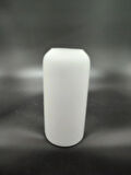 KÜÇÜK AVİZE CAMI.BEYAZ RENKTE.Mum ampule göre (E.14)(Çap:6.50cm-h:13.50cm) SİLİNDİRİK.