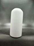 KÜÇÜK AVİZE CAMI.BEYAZ RENKTE.Mum ampule göre (E.14)(Çap:6.50cm-h:13.50cm) SİLİNDİRİK.