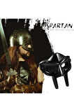 Siyah Gladyötör Yüzük Maske Yüzük, MF Doom Viking Yüzük Erkek Paslanmaz Çelik Spartan Roma Gladyatör