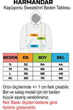 Şimşek Kedi Baskılı Unisex  Kanguru Cepli Kapüşonlu Sweatshirt Hoodie | L