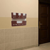 ORTAK ALAN FATURA KUTUSU AHŞAP MDF