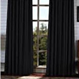 Siyah Işık Geçirmez Termal Kornişli Blackout Karartma Saten Güneşlik Perde