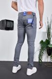 Erkek Likralı Denim Skinny Fit Süper Dar Jeans