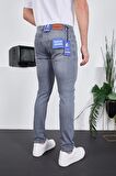 Erkek Likralı Denim Skinny Fit Süper Dar Jeans