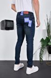 Erkek Likralı Denim Skinny Fit Süper Dar Jeans