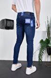 Erkek Likralı Denim Skinny Fit Süper Dar Jeans