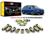 Skoda Scala LED İç Aydınlatma Ampul Seti FEMEX Parlak Beyaz