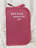 Sultan Rosso Tığ Seti Fermuarlı Çantalı 9 Tığ + İplik Makası