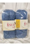 Cotton Kot Mavisi El Örgü İpi 100gr. - 175mt. (2 Adet) - (Amigurumi İpi) Renk: 018