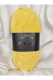 Dream Soft Kadife Açık Sarı El Örgü İpi 100gr. 120mt.(1 Adet) - Renk: 916