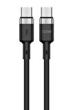 Samsung Galaxy A71 Şarj Kablosu Type C to Type C 1M-120Watt