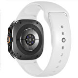 Samsung Galaxy Watch 8 44mm 40mm İle Uyumlu Klasik PureLux Soft Silikon Kordon
