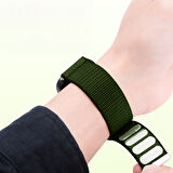 Samsung Galaxy Watch 8 44mm 40mm 47mm İle Uyumlu Naylon Spor Loop Kordon Ayarlanabilir Rahat ve Dayanıklı