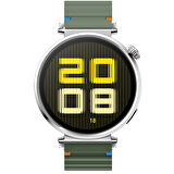 Huawei Watch GT5 41mm İle Uyumlu Dalga Desenli Tokalı Yumusaş Soft Silikon Kordon