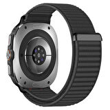 Samsung Galaxy Watch 8 44mm 40mm 47mm İle Uyumlu Naylon Spor Loop Kordon Ayarlanabilir Rahat ve Dayanıklı