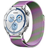 Huawei Watch GT5 46mm Uyumlu Manyetik Milanese Loop Metal Kordon 