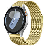 Samsung Galaxy Watch 4 5 6 7 Seri 40 42 43 44 46 47mm Uyumlu Manyetik Milanese Loop Metal Kordon 