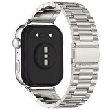 Redmi Watch 5 Active Redmi 5 Lite Uyumlu Kordon Kordon Paslanmaz Döküm Çelik Metal Baklalı Kordon