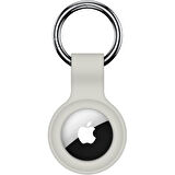 Apple AirTag Uyumlu Silikon Koruyucu Anahtarlık Arkası Kapalı Düşmez Yıkanabilir