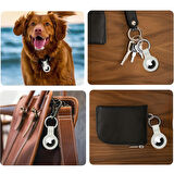 Apple AirTag Uyumlu Silikon Koruyucu Anahtarlık Arkası Kapalı Düşmez Yıkanabilir