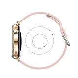 Huawei Watch GT5 41mm İle Uyumlu A Kalite Yumuşak PureLux Soft Tokalı Silikon Kordon