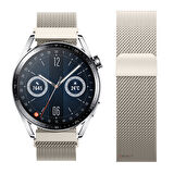 Huawei Watch GT3 46mm GT3 Pro 46mm Gt2 46mm Gt2 Pro 46mm Uyumlu Manyetik Milanese Loop Metal Kordon