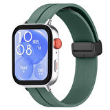Huawei Watch Fit 3 İle Uyumlu Coastal Manyetik Tokalı Silikon Kordon