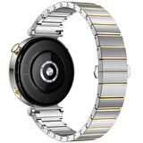 Huawei Watch GT5 41mm İle Uyumlu Renk Detaylı 18mm Paslanmaz Çelik Metal Kordon Kayış