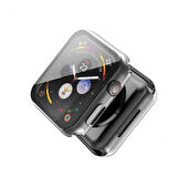 Apple Watch 41MM 7-8-9 SE Seri Uyumlu Starlight 360 Derece Koruma ve Temperli Cam Ekran Koruyucu