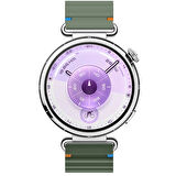 Huawei Watch GT6 41mm İle Uyumlu Dalga Desenli Tokalı Yumusaş Soft Silikon Kordon