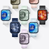 Huawei Watch Fit3 Fit 4 Fit 4 Pro İle Uyumlu GlacierFlex Metal Tokalı Spor Silikon Kordon