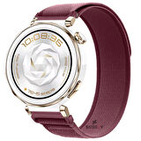 Huawei Watch GT5 Pro 42mm Uyumlu Kordon Trail Loop Cırtlı Yumuşak Kumaş Şık Kordon