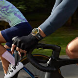 Huawei Watch GT6 Pro 46mm İle Uyumlu SportStripe Örgü Desen Metal Tokalı Silikon Akıllı Saat Kordonu