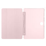Honor Pad 9 Kılıf Üçgen Katlanabilir Pu Deri Kapaklı Kalemlikli Dikey Standlı Akıllı Tablet Kılıfı