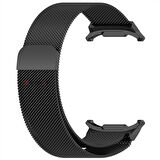 Samsung Galaxy Watch Ultra 47mm İle Uyumlu Milanese Paslanmaz Manyetik Tokalı Metal Hasır Kordon