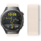 Huawei Watch GT5 Pro 46mm İle Uyumlu Ayarlanabilir Cırt Cırtlı Yumuşak Spor Kumaş Örgü Kordon