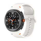 Samsung Galaxy Watch 8 Classic 47mm İle Uyumlu Metal Tokalı Spor Silikon Kordon