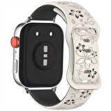 Redmi Watch 5 Active Redmi 5 Lite İle Uyumlu FloraFlex Çiçek Desenli Silikon Kordon